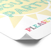 Taco Party Favor Sign Poster (Hoek)