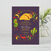 Taco Party Kaart (Staand voorkant)