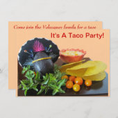 Taco Party Kaart (Voorkant / Achterkant)