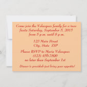 Taco Party Kaart (Achterkant)