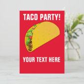 TACO PARTY UITNODIGINGEN (Staand voorkant)