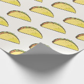 Taco Patroon Crème Cadeaupapier (Hoek)