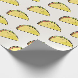 Taco Patroon Crème Cadeaupapier