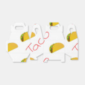 Taco-patroon op bedankdoosjes (Uitgevouwen)