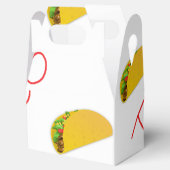 Taco-patroon op bedankdoosjes (Geopend)