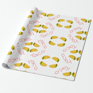 Taco-patroon op cadeaupapier