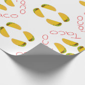 Taco-patroon op cadeaupapier (Hoek)