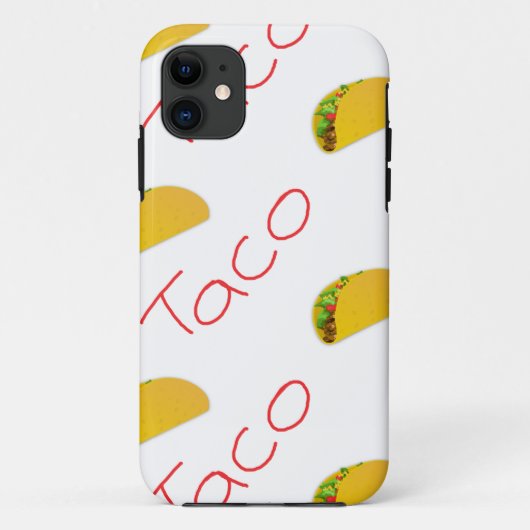 Taco-patroon op Case-Mate iPhone case (Achterkant)
