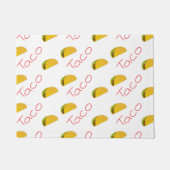 Taco-patroon op deurmat (Voorkant)
