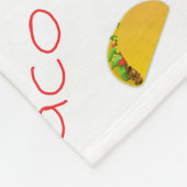 Taco-patroon op fleece deken (Hoek)