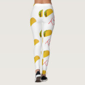Taco-patroon op leggings (Achterkant)