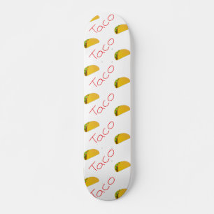 Taco-patroon op persoonlijk skateboard