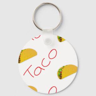 Taco-patroon op sleutelhanger