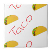 Taco-patroon op tegeltje (Voorkant)