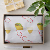 Taco-patroon op tissuepapier (Geschenk)