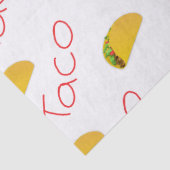 Taco-patroon op tissuepapier (Detail)