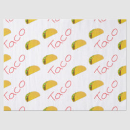 Taco-patroon op tissuepapier