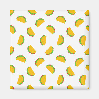 Taco Pattern Print Magneet