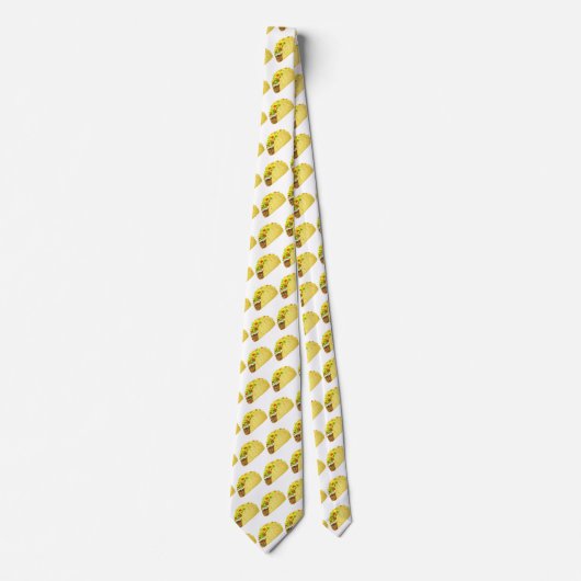 Taco Pattern Stropdas (Voorkant)