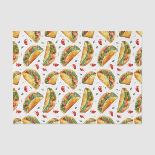 Taco Pattern Tissuepapier (Voorkant)