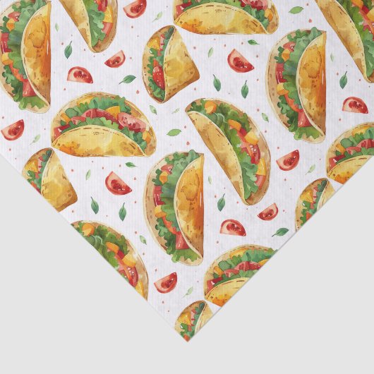 Taco Pattern Tissuepapier (Detail)