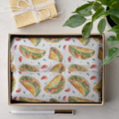 Taco Pattern Tissuepapier (Geschenk)