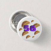 Taco Pin Ronde Button 3,2 Cm (Voorkant /achterkant)