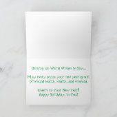 "Taco Pizza"-Birthday-kaart Kaart (Binnen)