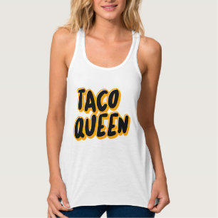 TACO QUEEN DAMES MOEDER T-SHIRTS TANKTOP