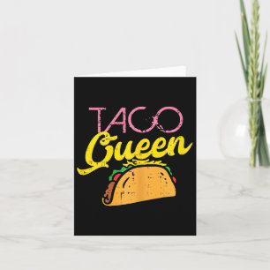 Taco Queen Grappig Cinco De Mayo Mexicaans Eten Fo Kaart