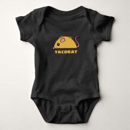 Taco Rat Baby Bodysuit (gele tekst)