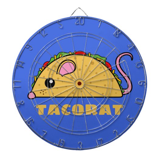 Taco Rat Dartboard Dartbord (Voorkant)