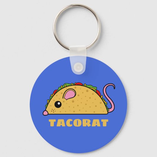 Taco Rat Sleutelhanger (Achterkant)