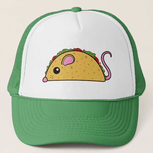 Taco Rat Trucker Hat Trucker Pet (Voorkant)