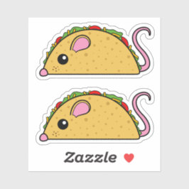 Taco Rat Vinyl Stickers