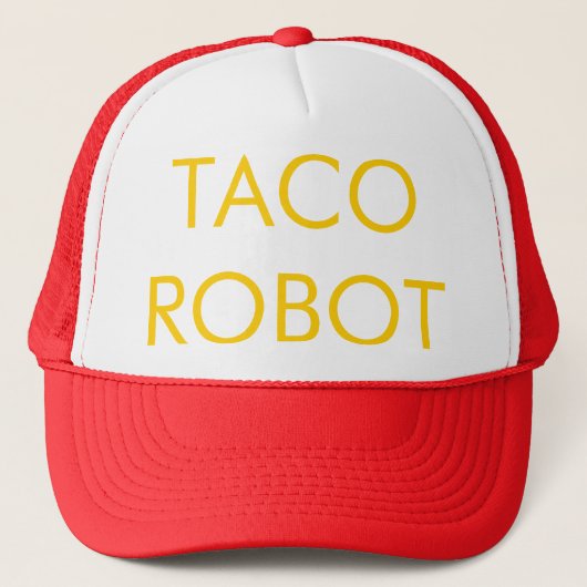 TACO ROBOT Frank Rositano Trucker Hat Pet (Voorkant)