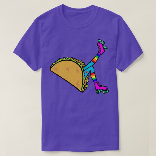 TACO ROLLER GIRL RAINBOW LOVE EDITION SOLO T-SHIRT (Design voorkant)