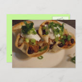Taco Salad bowls Card Briefkaart (Voorkant / Achterkant)