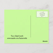 Taco Salad bowls Card Briefkaart (Achterkant)