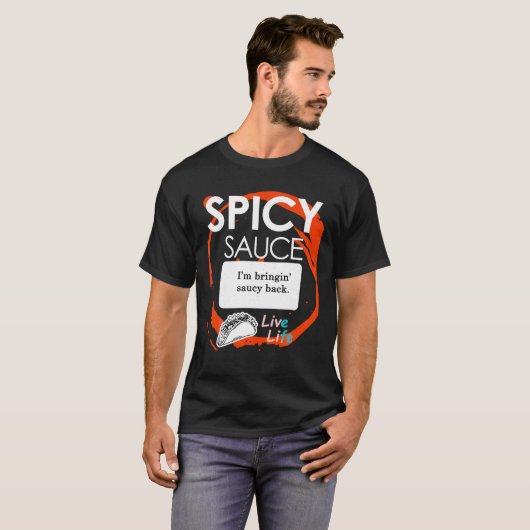 Taco Sauce Tshirts Spicy Group Halloween kostuums (Voorkant volledig)