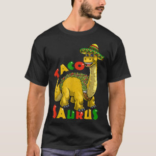 Taco Saurus Cinco de Mayo Taco Dinosaur T Re Meica T-shirt