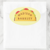 Taco Schattigee Kinder Envelop Seal Stickers (Tas)