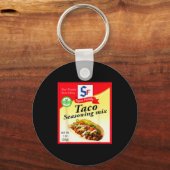 Taco Seasoning Mix Funny Mexico Cinco De Mayo Grou Sleutelhanger (Voorkant)