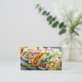 TACO SERVICE BEDRIJFSKAARTEN VISITEKAARTJE (Staand voorkant)