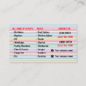 Taco Service Visitekaartje (Achterkant)