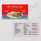 Taco Service Visitekaartje (Voorkant / Achterkant)