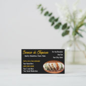Taco Service Visitekaartjes (Staand voorkant)