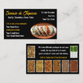 Taco Service Visitekaartjes (Voorkant / Achterkant)