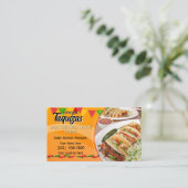 Taco Service Visitekaartjes (Staand voorkant)
