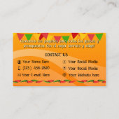 Taco Service Visitekaartjes (Achterkant)